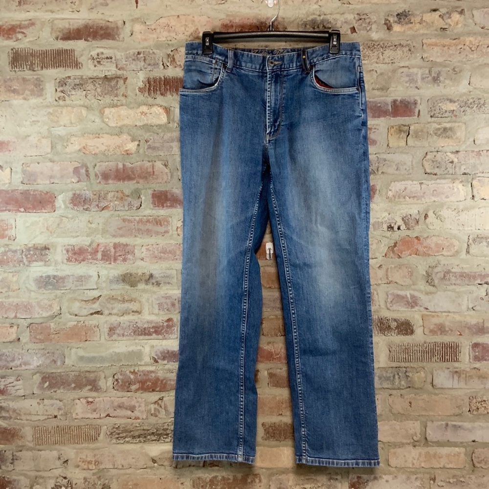 Indigo palms tommy bahama original straight leg jeans 36x34